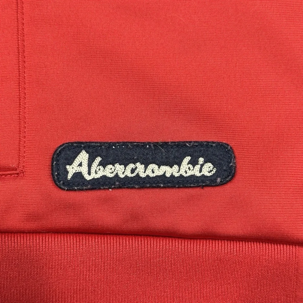 Vintage Abercrombie & Fitch AF 1892 Red Navy White Track Jacket Teen L Adult‎ M